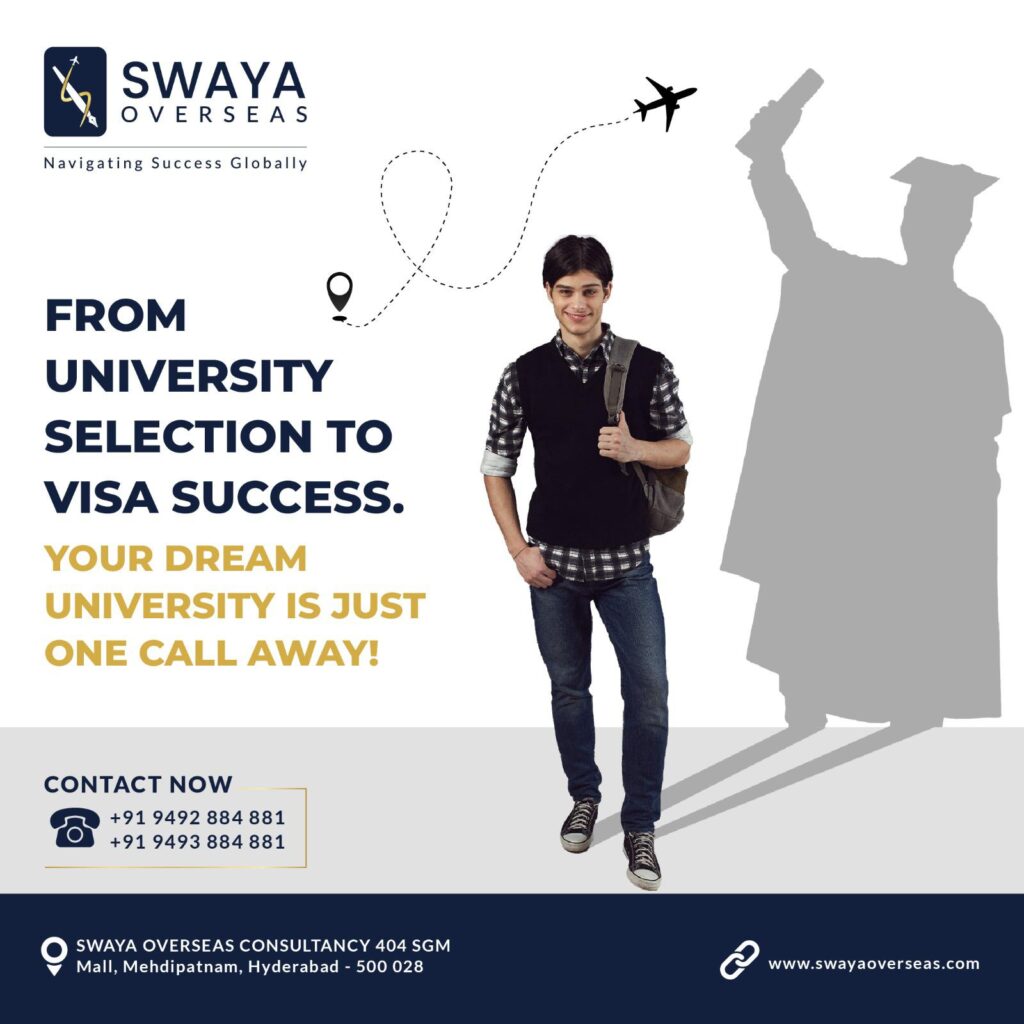 Best Study Abroad & Visa Consultancy in Hyderabad-Swaya overseas